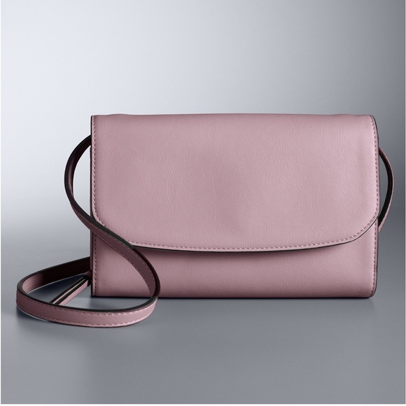 Simply Vera Elderberry Signature Mini Crossbody Bag NWT - Picture 3 of 3